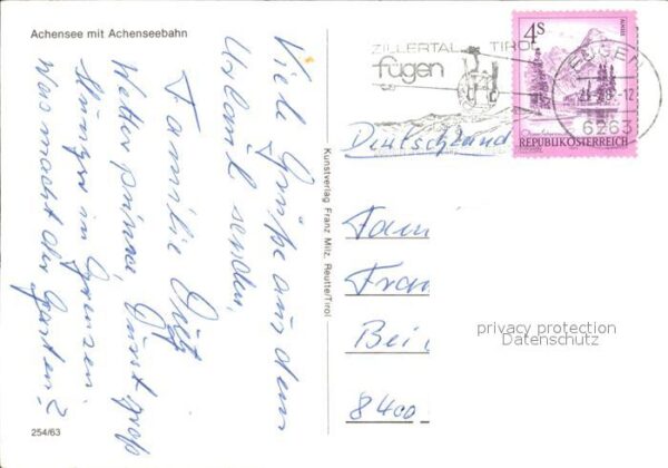 Dampfer Binnenschifffahrt Achenseebahn Achensee – Bild 2