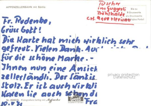 Eisenbahn Appenzellerbahn Säntis – Bild 2