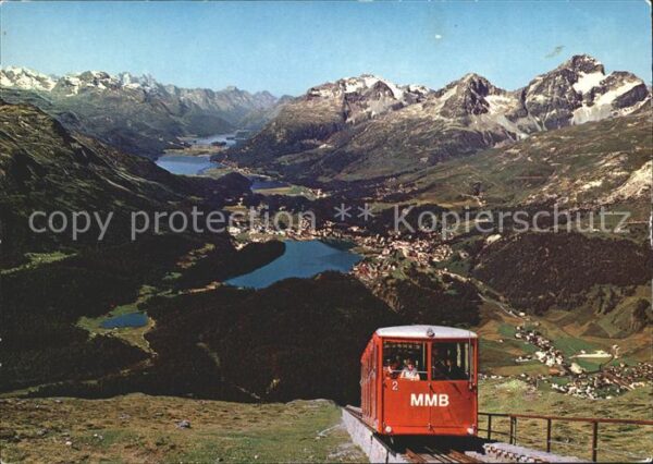 Zahnradbahn Muottas Muragl Oberengadiner Seen