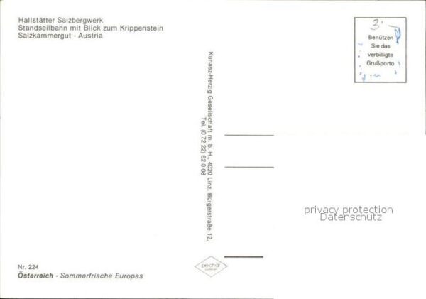 Zahnradbahn Hallstätter Salzbergwerk Salzkammergut – Bild 2