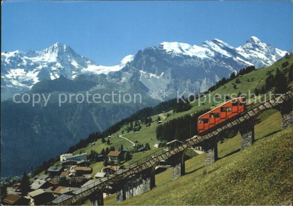 Zahnradbahn Allmendhubelbahn Mürren