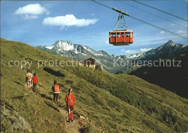 Seilbahn Pischa Flüela Wisshorn Schwarzhorn