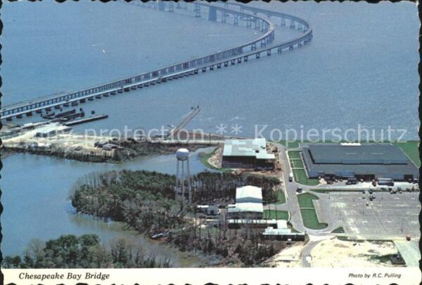 Bruecken Bauwerke Twin Span Chesapeake Bay Bridge