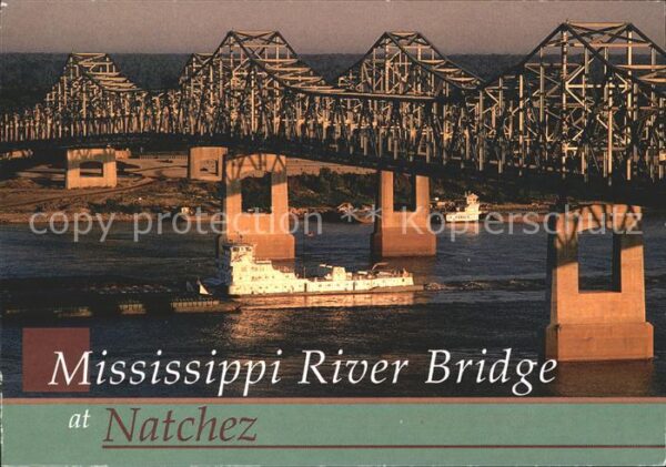 Bruecken Bauwerke Mississippi River Bridge Natchez