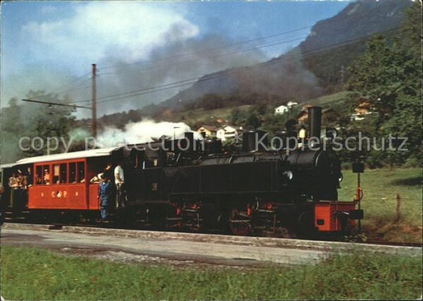 Lokomotive Blonay-Chamby Vevey-Montreux