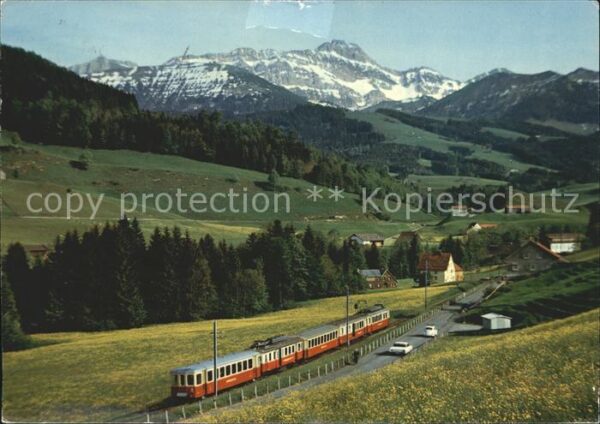Eisenbahn Appenzellerbahn Säntis