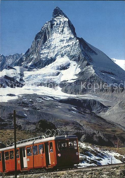 Zahnradbahn Gornergratbahn Matterhorn