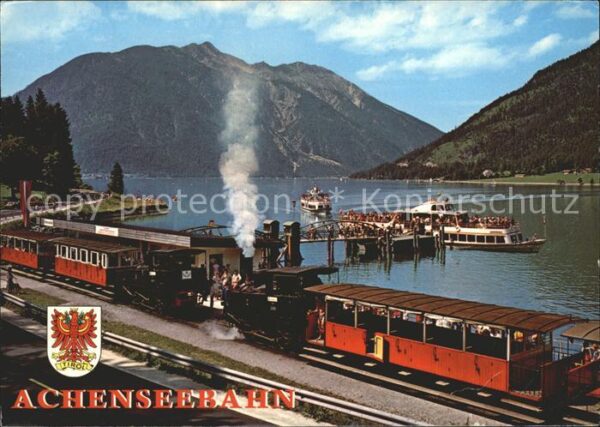 Zahnradbahn Achenseebahn Achsensee Motorschiff