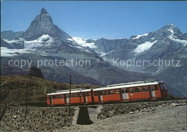 Zahnradbahn Gornergratbahn Matterhorn