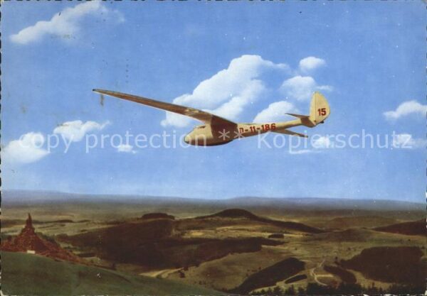 Segelflug Gliding Vol-Voile Vuolo-a-Vela D-11-186 Rhön Wasserkuppe