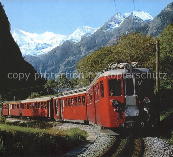 Eisenbahn Brig-Visp-Zermattbahn Glacier-Express M