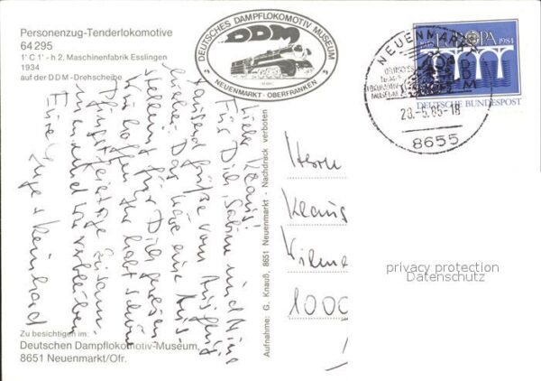 Lokomotive Tender 64 295 DDM-Drehscheibe – Bild 2