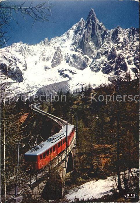 Zahnradbahn Montenvers Aiguille du Dru Chamonix-Mon