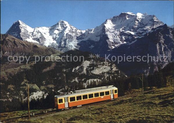Bergbahn Lauterbrunnen-Mürren Eiger Mönch Jungfr