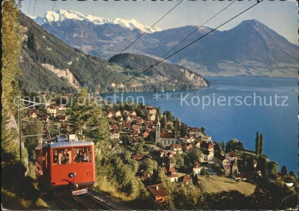 Zahnradbahn Rigi-Bahn Vitznau Vierwaldstättersee Ni