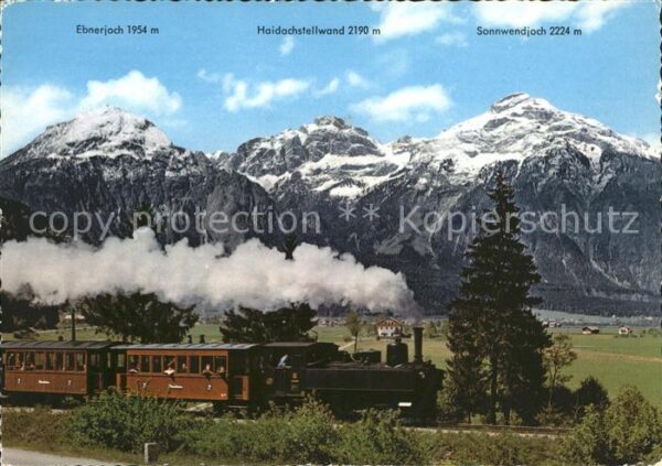 Eisenbahn Lokomotive Zillertal Rofangebirge