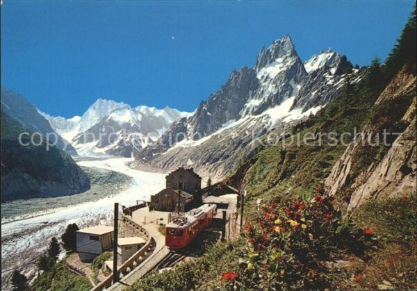 Zahnradbahn Gare Montenvers Mer de Glace Grandes Jo