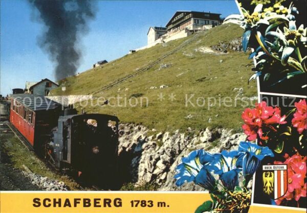 Zahnradbahn Schafberggipfel Berghotel Himmelpforthü
