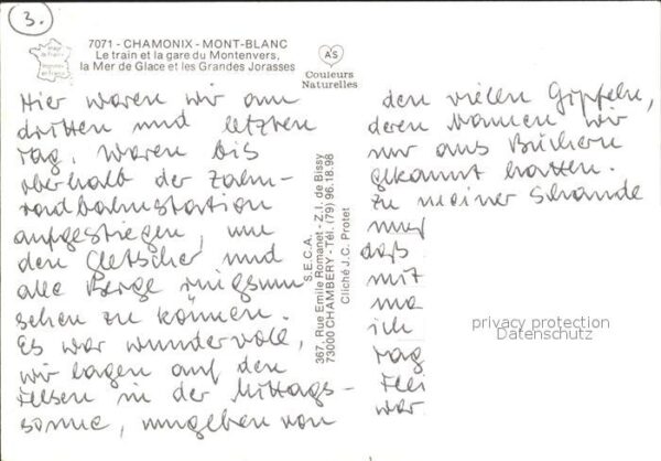 Zahnradbahn Gare Montenvers Mer de Glace Grandes Jo – Bild 2