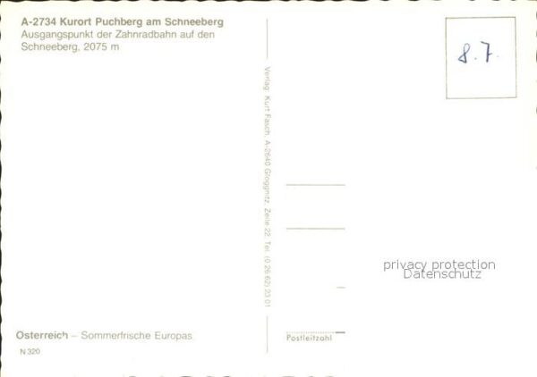 Zahnradbahn Schneeberg Puchberg – Bild 2