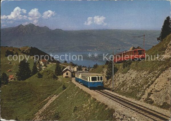 Zahnradbahn Rigibahnen Rigi-Kulm Vierwaldstättersee