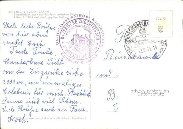 Zugspitzbahn Zahnradbahn Zugspitze – Bild 2