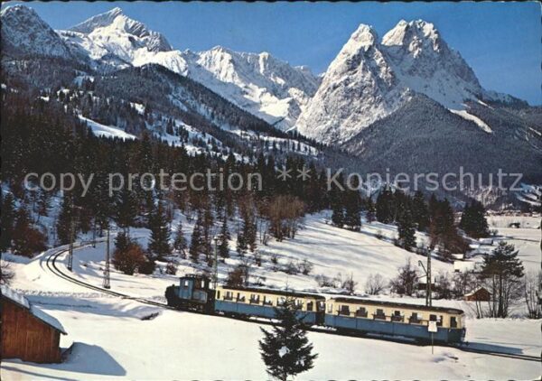 Zugspitzbahn Zahnradbahn Hammersbach Zugspitzgruppe
