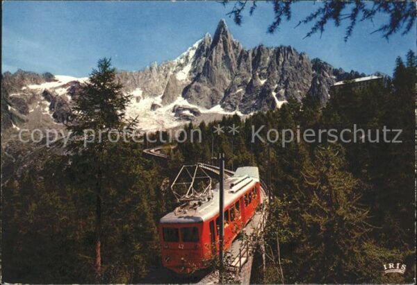 Zahnradbahn Montenvers Aiguille du Dru