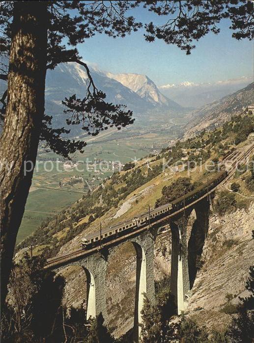 Viadukte Viaduc Luogelkinviadukt Wallis Bern-Lötschberg