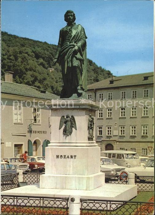 Mozart Wolfgang Amadeus Denkmal Salzburg