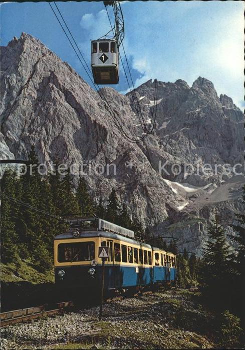 Zugspitzbahn Zahnradbahn Seilbahn Zugspitzgipfel