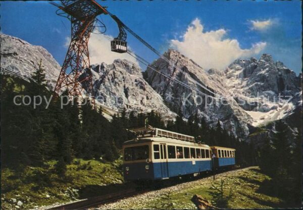 Zugspitzbahn Zahnradbahn Seilbahn Riffelriss Riffelw