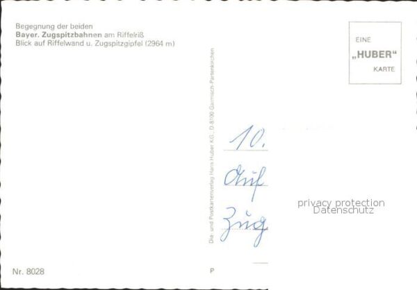 Zugspitzbahn Zahnradbahn Seilbahn Riffelriss Riffelw – Bild 2