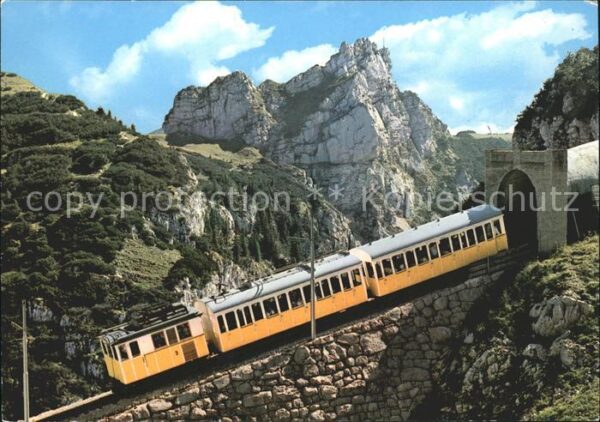 Zahnradbahn Wendelsteinbahn Tunneleinfahrt Soinkess