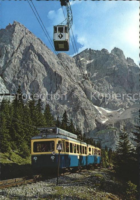 Zugspitzbahn Zahnradbahn Seilbahn Zugspitzgipfel