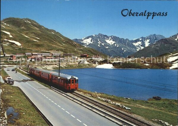 Eisenbahn Oberalppass Calmot Piz Maler
