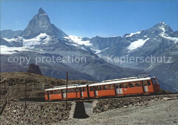 Zahnradbahn Gornergratbahn Matterhorn