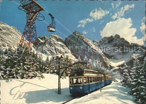 Zugspitzbahn Zahnradbahn Seilbahn Riffelriss Riffelw