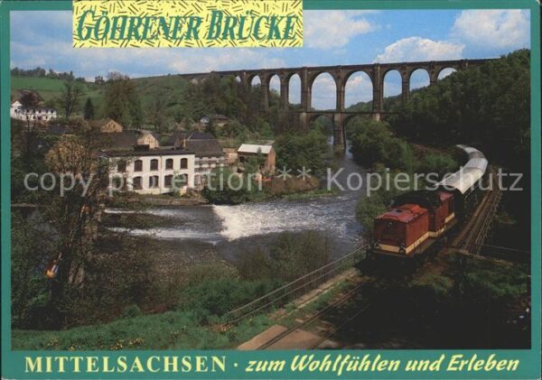 Bruecken Bauwerke Göhrener Brücke Eisenbahn Mittelsachsen