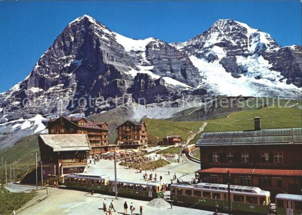 Eisenbahn Kleine Scheidegg Eiger-Nordwand Mönch