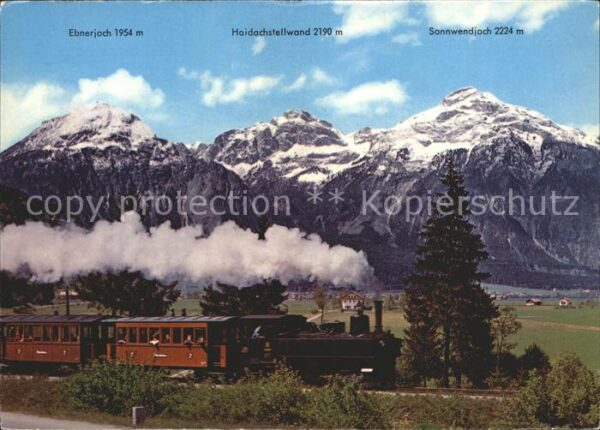 Eisenbahn Lokomotive Zillertal Rofangebirge