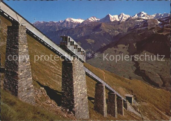 Zahnradbahn Niesenbahn Hegernalpviadukt Wetterhorn