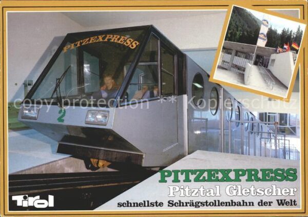Zahnradbahn Pitzexpress Pitztal Gletscher