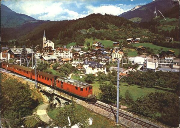 Eisenbahn Fiesch Furka-Oberalp-Bahn