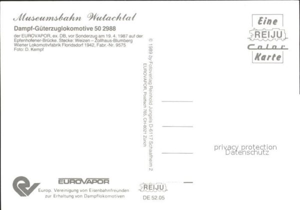 Lokomotive Dampf-Güterzuglokomotive 50 2988 Eurova – Bild 2
