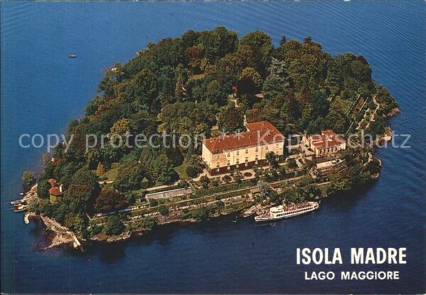 Isola Madre Lago Maggiore Lago Maggiore Fliegeraufnahme