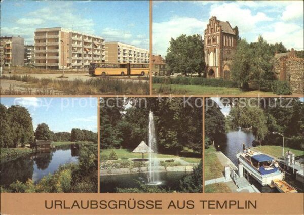 Templin Ringstrasse  Stadtmauer Prenzlauer Tor