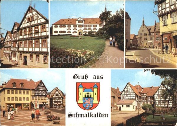 Schmalkalden Mohrengasse Kirchhof Schloss Wilhelmsbu