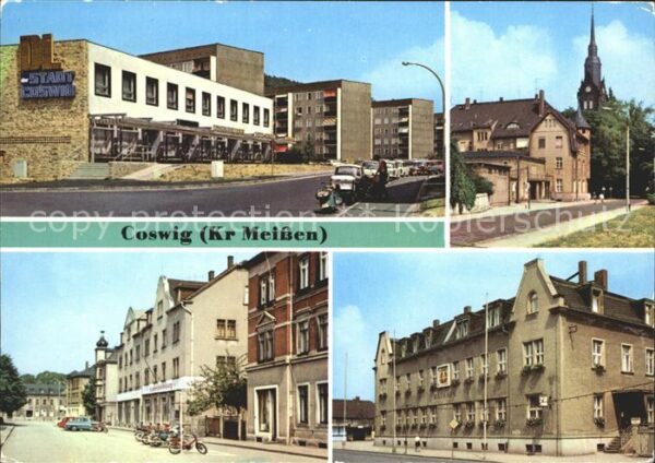 Coswig Sachsen Strasse der Befreiung Bahnhofstrasse Ra