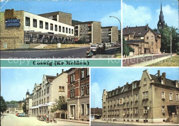 Coswig Sachsen Rathaus Bahnhofstrasse Strasse der Befr